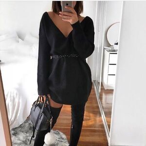 Sundays the Label Reversible V-Neck Sweater